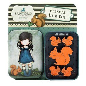 Santoro,  gorjuss,  Erasers in a Tin